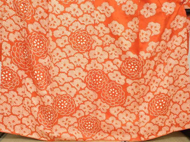 平和屋着物●豪華振袖　総絞り　舞花文　正絹　逸品　DABC2590ud
