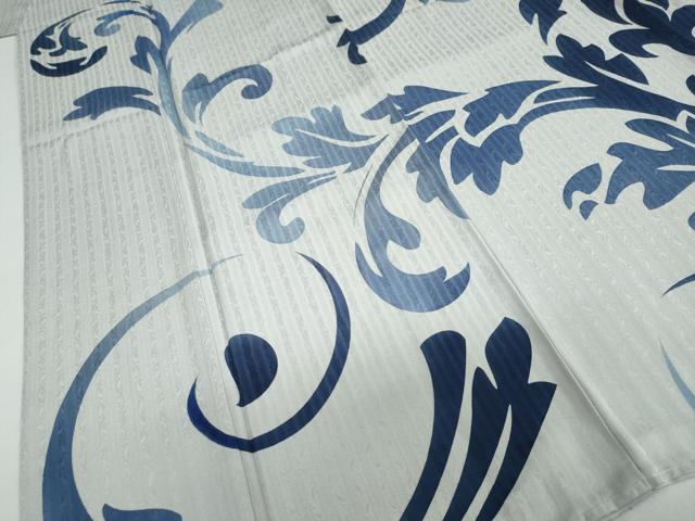 平和屋着物●訪問着　唐草文　正絹　逸品　未使用　DABC2593ud