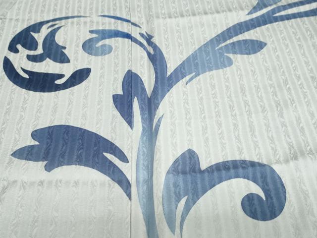 平和屋着物●訪問着　唐草文　正絹　逸品　未使用　DABC2593ud