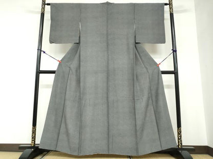 平和屋着物●江戸小紋　鮫小紋柄　正絹　逸品　DABC2594ud