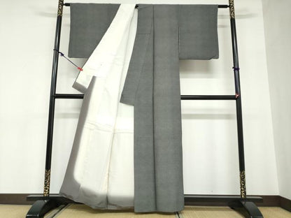 平和屋着物●江戸小紋　鮫小紋柄　正絹　逸品　DABC2594ud