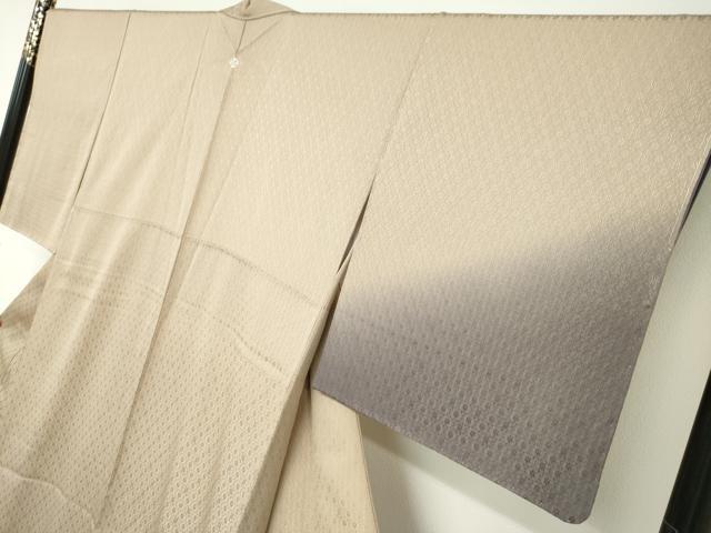 平和屋着物●訪問着　幾何学地紋　暈し染め　ますいわ屋扱い　正絹　逸品　未使用　DABC2597ud