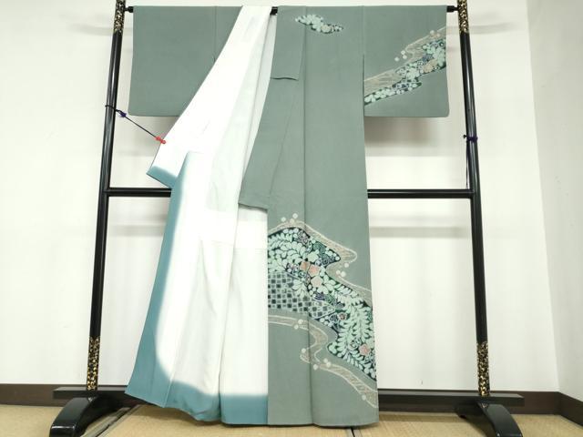 平和屋着物●訪問着　辻が花　金彩　正絹　逸品　DABC2600ud