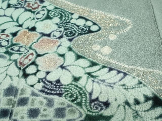 平和屋着物●訪問着　辻が花　金彩　正絹　逸品　DABC2600ud