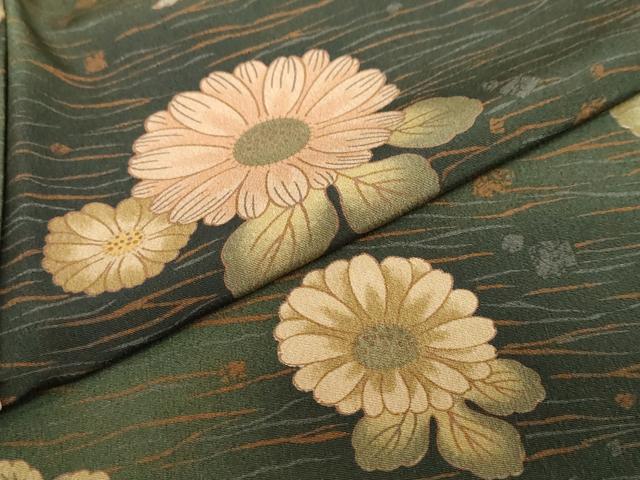 平和屋着物●小振袖　二尺袖　舞花文　洗える着物　DABC2610ud