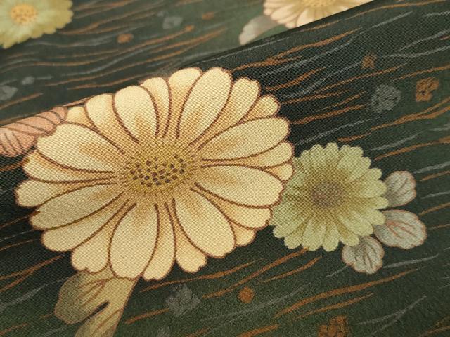 平和屋着物●小振袖　二尺袖　舞花文　洗える着物　DABC2610ud