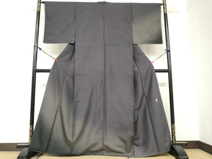 平和屋着物●十日町友禅作家　阿部佳雪　訪問着　白山紬　霞文　正絹　逸品　未使用　DABC2627ud