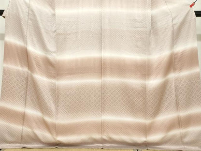 平和屋着物●訪問着　鹿の子菱文　暈し染め　正絹　逸品　DABC2629ud