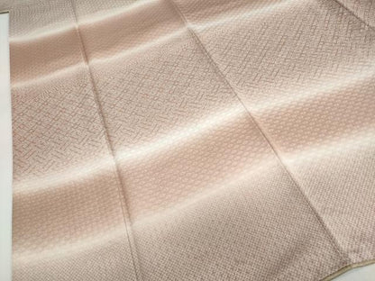 平和屋着物●訪問着　鹿の子菱文　暈し染め　正絹　逸品　DABC2629ud