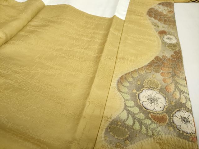 平和屋着物●訪問着　絞り　辻が花　金通し地　正絹　逸品　DABC2635ud