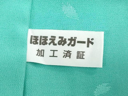 平和屋着物●長襦袢　袷　舞桜霞地紋　暈し染め　正絹　逸品　DABC2648ud