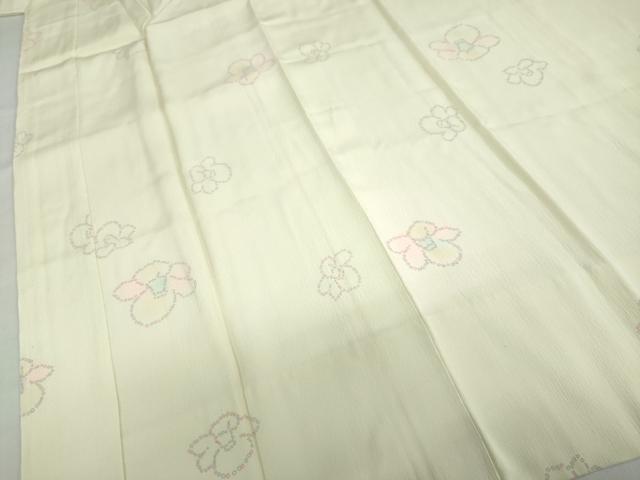 平和屋着物●長襦袢　袷　舞花文　暈し染め　正絹　逸品　DABC2653ud