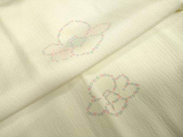 平和屋着物●長襦袢　袷　舞花文　暈し染め　正絹　逸品　DABC2653ud