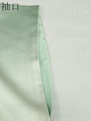 平和屋着物●金彩友禅　卓越技能者・名工・和田光正　訪問着　流水小舟草花文　暈し染め　金銀彩　正絹　逸品　DABC2655ud