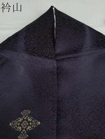 平和屋着物●上質な小紋　抽象文様　金糸　正絹　逸品　DABC2656ud