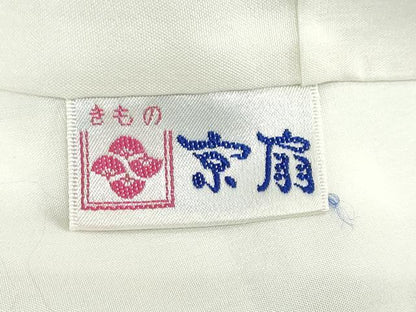 平和屋着物●都喜ヱ門　本場大島紬　木曽路詞情　証紙付き　藤絹織物謹製　正絹　逸品　未使用　DABC2666ud