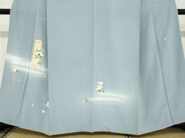 平和屋着物●本加賀友禅作家　南 克治　訪問着　飾花文　正絹　逸品　未使用　DABC2673ud