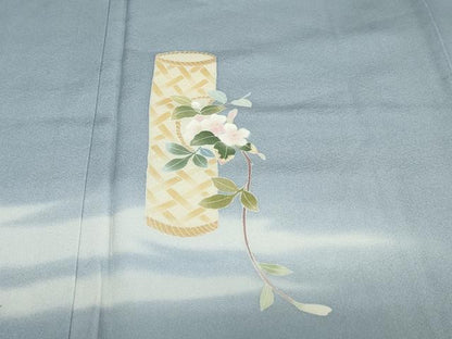 平和屋着物●本加賀友禅作家　南 克治　訪問着　飾花文　正絹　逸品　未使用　DABC2673ud