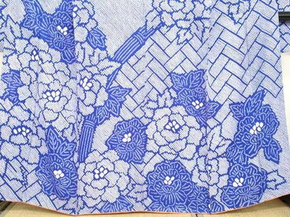 平和屋着物●豪華振袖　総絞り　草花文　正絹　逸品　DABC2679ud