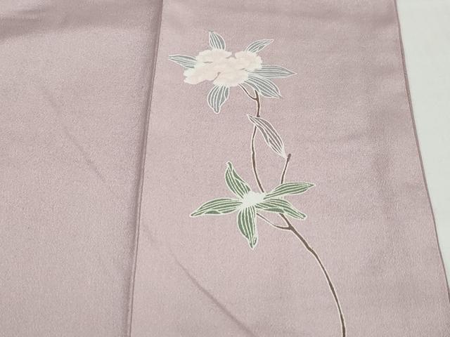 平和屋着物●訪問着　刺繍　草花文　暈し染め　正絹　逸品　DABC2687ud