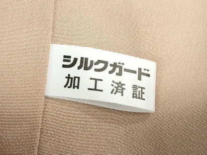 平和屋着物●上質な小紋　菱文　正絹　逸品　DABC2696ud