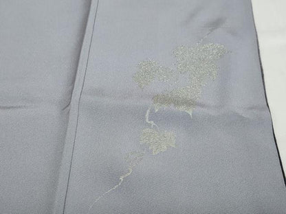 平和屋着物●訪問着　葡萄蔦の葉文　暈し染め　金彩　正絹　逸品　DABC2707ud