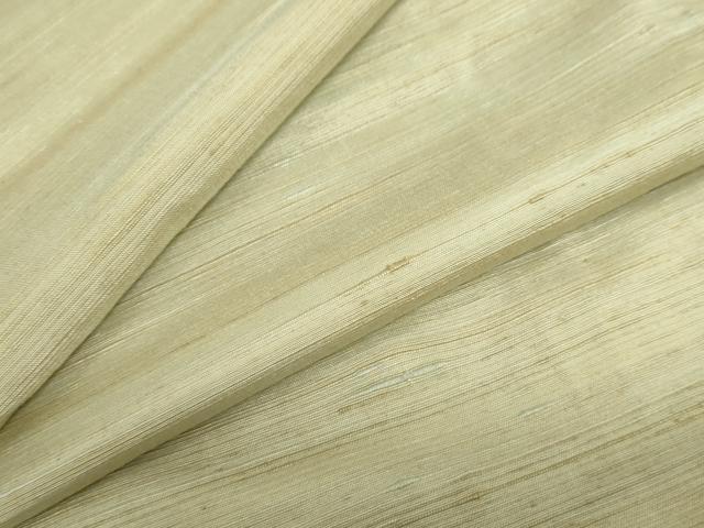 平和屋着物●紅花紬　米沢　霞文　正絹　逸品　未使用　DABC2710ud