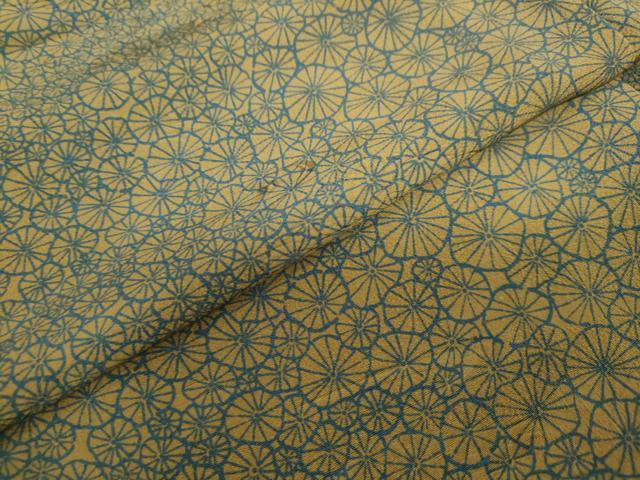 平和屋着物●上質な小紋　花尽くし文　正絹　逸品　DABC2722ud
