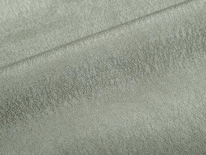 平和屋着物●上質なお召　色無地　山鳩色　正絹　逸品　DABC2731ud