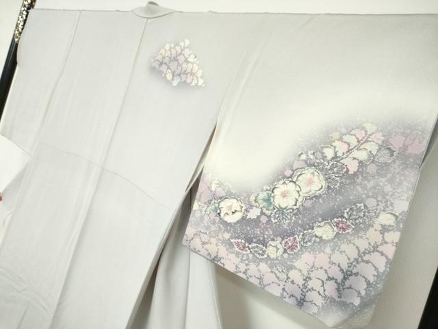 平和屋着物●越後十日町の一流染匠　桐屋・翠山工房　訪問着　絞り　辻が花　暈し染め　正絹　逸品　DABC2735ud