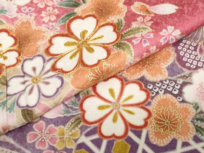 平和屋着物●豪華振袖　駒刺繍　吉祥草花文　暈し染め　金彩　銀通し地　正絹　逸品　DABC2747ud