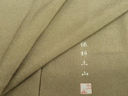 平和屋着物●伝統工芸士　保科土山　江戸小紋　行儀　正絹　逸品　DABC2749ud