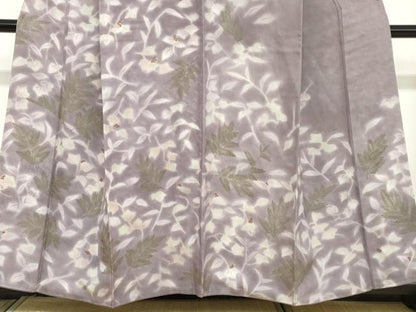 平和屋着物●訪問着　南天文　暈し染め　正絹　逸品　DABC2750ud
