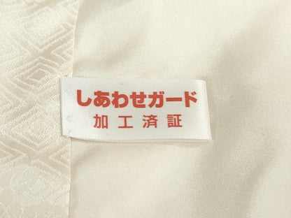 平和屋着物●豪華振袖　駒刺繍　手毬枝垂れ桜文　金彩　正絹　逸品　DABC2755ud