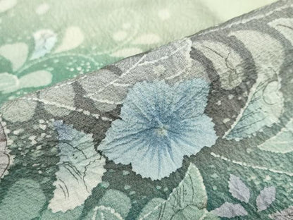 平和屋着物●訪問着　絞り　辻が花　暈し染め　正絹　逸品　DABC2757ud