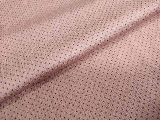 平和屋着物●二代目清次郎　手描き　お召　抽象文様　正絹　逸品　DABC2777ud