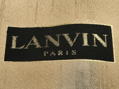 平和屋着物●訪問着　LANVINPARIS　洋花文　金彩　鈴乃屋扱い　正絹　逸品　DABC2778ud