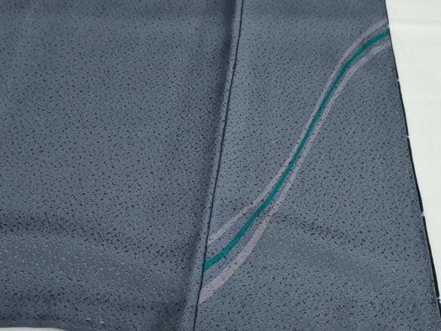 平和屋着物●訪問着　絞り　抽象文様　黒地　正絹　逸品　未使用　DABC2783ud