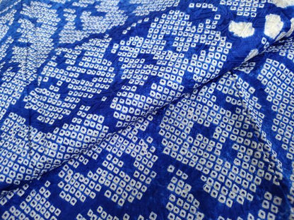 平和屋着物●豪華振袖　総絞り　草花文　暈し染め　正絹　逸品　DABC2787ud