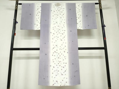 平和屋着物●長襦袢　袷　作家物　花小町　暈し染め　正絹　逸品　DABC2793ud