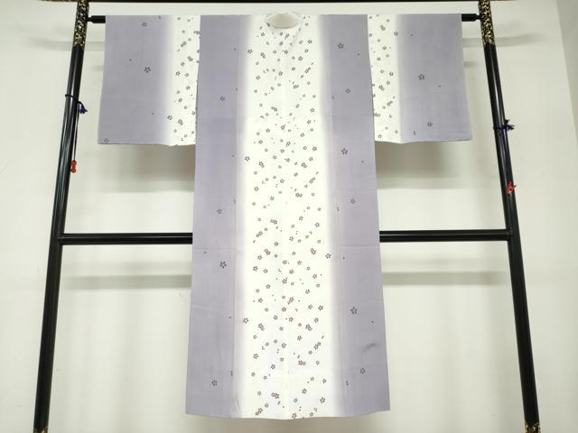 平和屋着物●長襦袢　袷　作家物　花小町　暈し染め　正絹　逸品　DABC2793ud