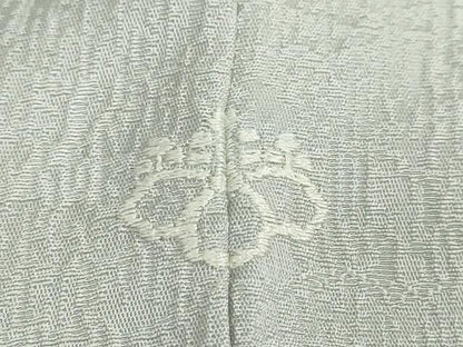 平和屋着物●訪問着　籬草花文　金彩　ロング丈　正絹　逸品　DABC2799ud
