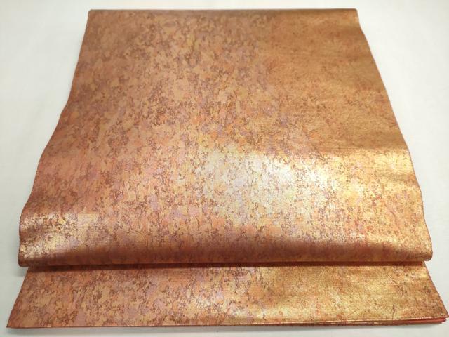 平和屋着物◎六通柄袋帯　彩煌箔　皇妃　金糸　引箔　正絹　逸品　DABC2881ud