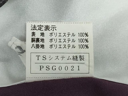 平和屋着物●小紋　舞花文　洗える着物　DABC2893ud
