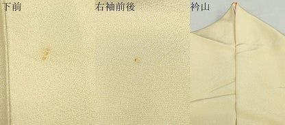 平和屋着物●訪問着　友禅　作家物　貝合わせ草花文　正絹　逸品　DABC2900ud