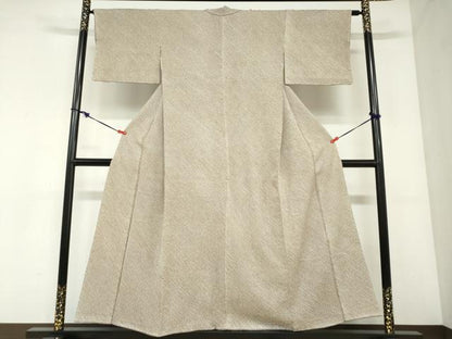 平和屋着物●大変加工の良い総絞り小紋　松坂屋扱い　正絹　逸品　DABC2902ud
