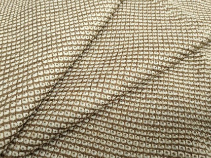 平和屋着物●大変加工の良い総絞り小紋　松坂屋扱い　正絹　逸品　DABC2902ud