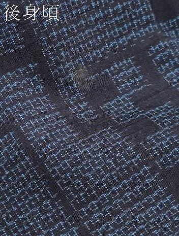 平和屋着物●結城紬　80亀甲　変わり格子草花文　正絹　逸品　DABC2903ud