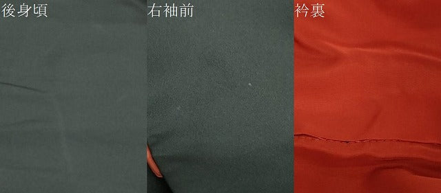 平和屋着物●豪華振袖　玩具文　黒地　洗える着物　DABC2904ud