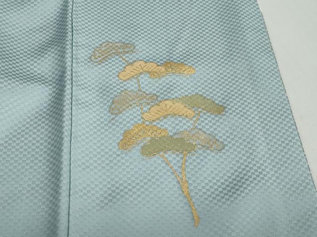 平和屋着物●訪問着　流水風景草花文　金彩　正絹　逸品　AABG1062ph 平和屋着物○訪問着 流水風景草花文 金彩 正絹 逸品 DABC2905ud